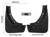 MG ZS 2020 Car Tire Mudguard Fender Splash Guard