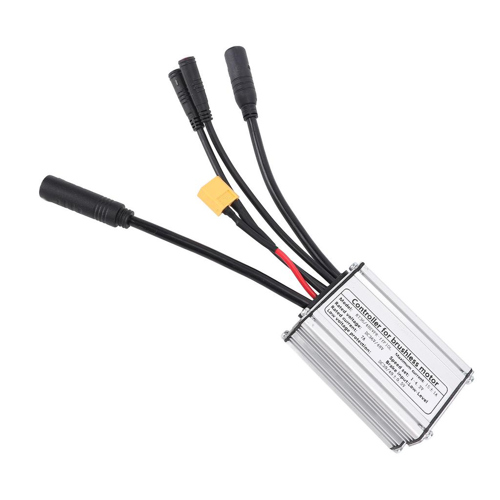 36V 48V Ovladač motoru 6 tranzistorů 250W 350W Ovladač se sinusovým průběhem s linkou pro světlo a vodotěsným konektorem