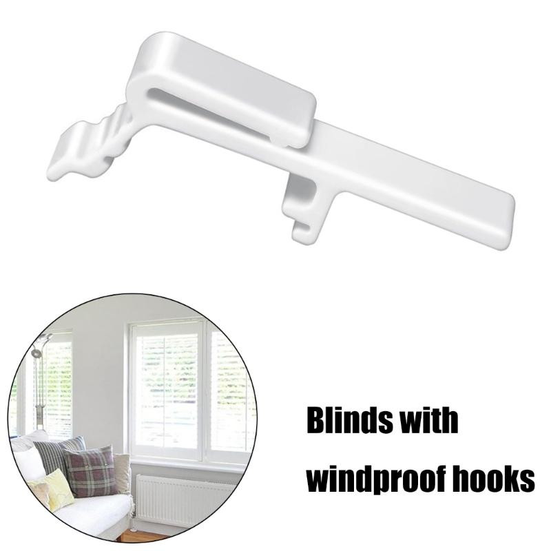 Vertical Blind Rails Clamp 12/24Pcs Dust Cover Valance Clip Easy Installation Window Curtain Rails Mounting Brackets