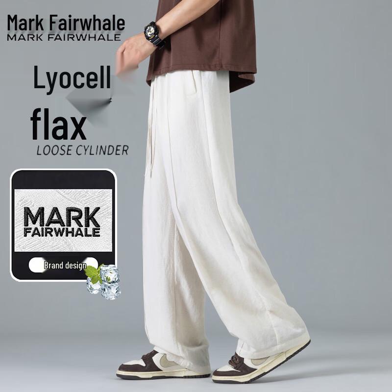 Mark Fairwhale Men s Summer Loose Straight Casual Pants L