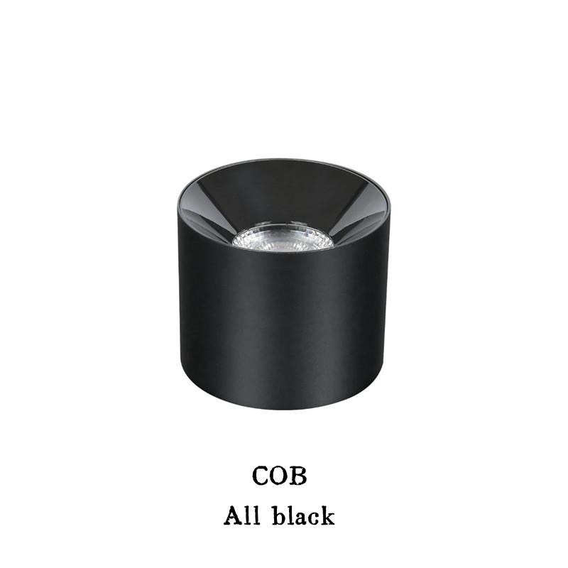 Kulaté LED stropní svítidlo downlight do obývacího pokoje, ložnice, chodby, bodové osvětlení, antireflexní COB/SMD10W12W15W18W24W bytové osvětlení