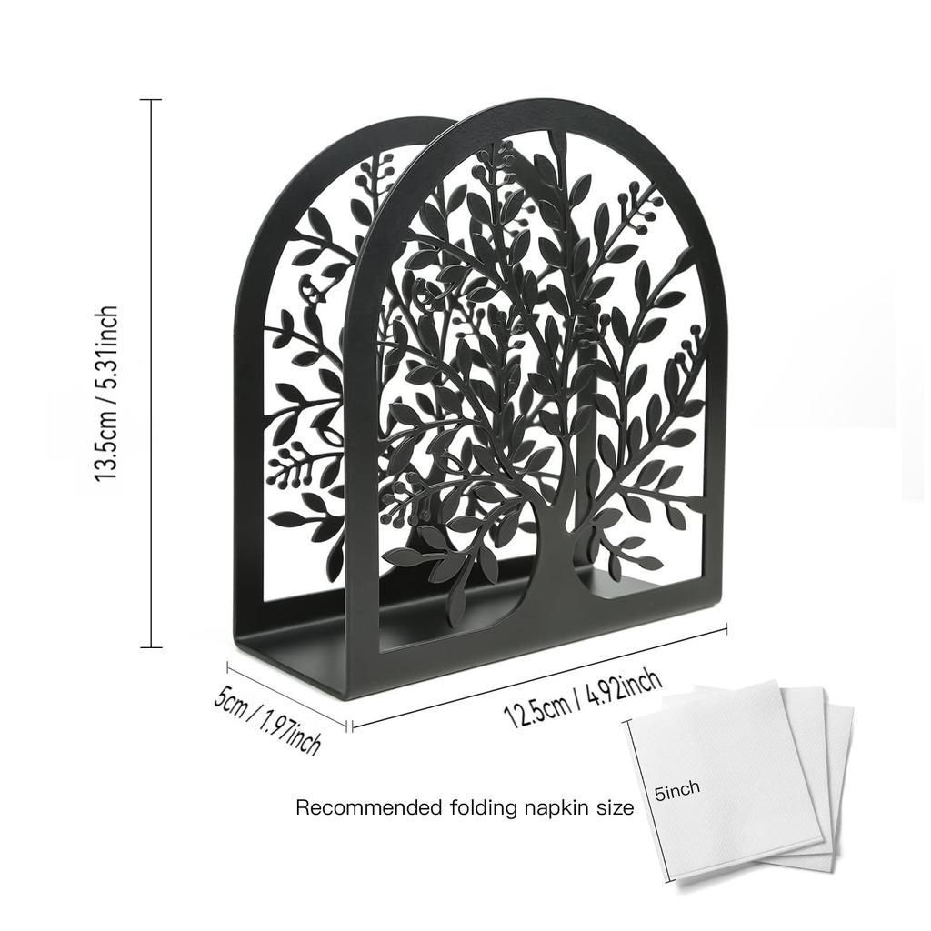 Fristående Pappershållareställ Metall Servetthållare För Kök Matsalsbord Organisation Vertikalt Pappershanddukställ