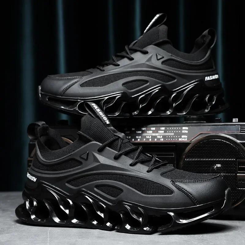 Spring and Autumn New Men's Sneakers Fashion Trend Versatile Casual Shoes Mesh Breathable Lightweight Sports Running Shoes