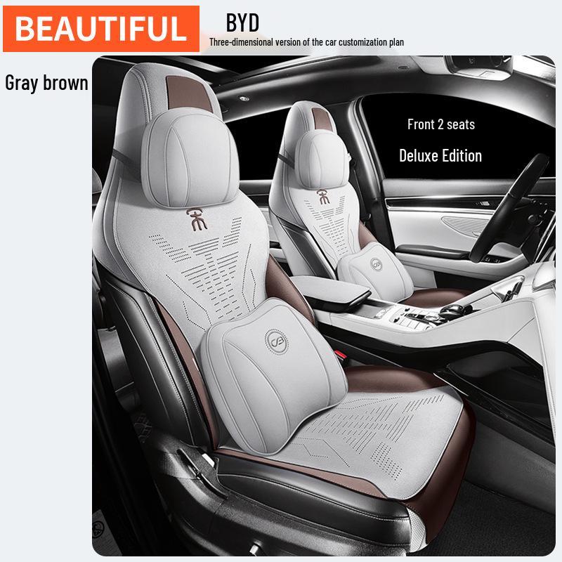 ZFL Sports Leather Seat Cushion Cover for BYD Song PLUS - All-Season Comfort