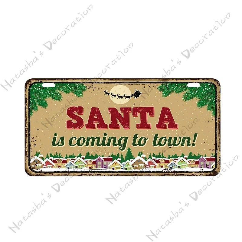 Souvenir Metal License Plate, Custom Auto Sign 15x30cm