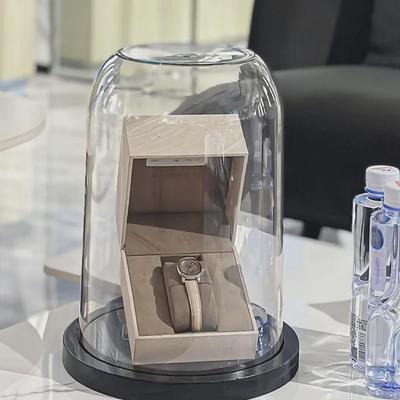 Acrylic Clear Multi-Purpose Jewelry and Toy Storage Cylinder with Dust Cover
