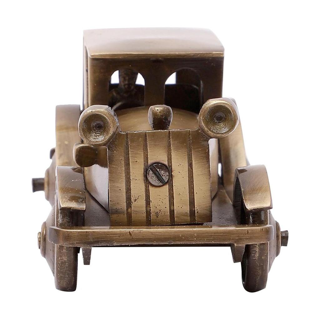 Brass Vintage Motor Car Showpiece, Figurine for Home Decor, Brass Antique Showpieces for Home,Antique Brown, Pack of 1