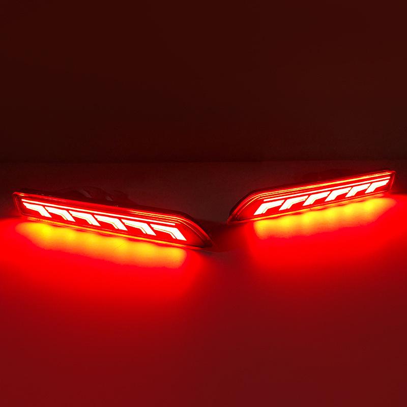 LED Dynamic Flowing Turn Signal Reflector for 2015-2021 Nissan Murano Rear Bumper