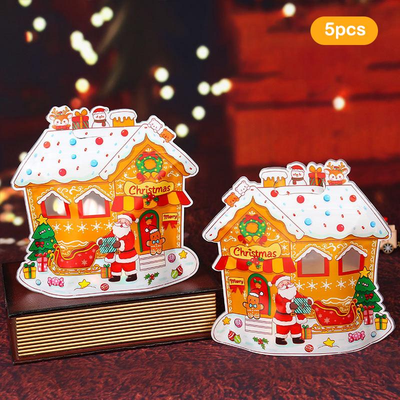 Christmas Igloo Gift Packaging Bag Holiday Gift Bag Christmas Eve Candy Biscuit Packaging Children'S Handheld Gift Bag