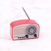 Retro Radio Miniatures Mini Dollhouse Accessories Portable Simulation Radio Model  Toys Gift