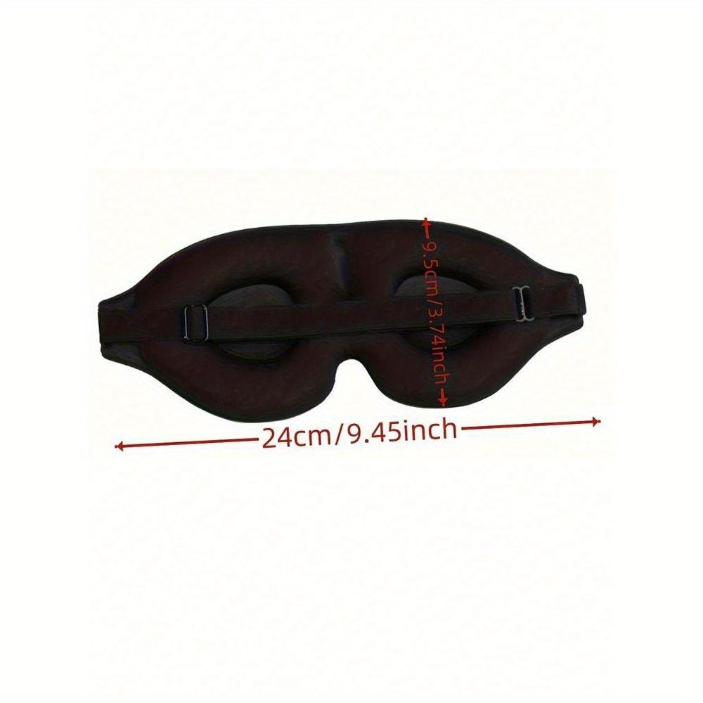 1 Piece 3D Sleep Eye Mask, Unisex Blackout Eye Mask, Soft and Breathable Eye Mask, Suitable for Taking A Nap In The Office, Traveling