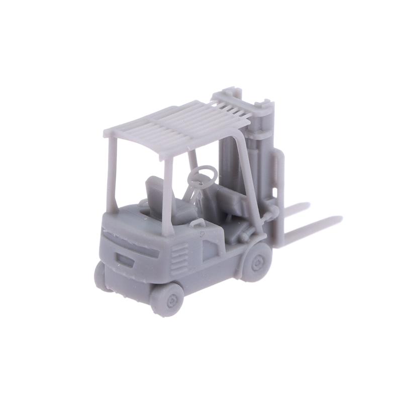 1/144 Scale Forklifts & Lift Trucks Model Kit Realistic Construction Vehicle Toy Mini Engineering Car Forklift Model