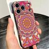 Mandala Style Pattern Soft Phone Case for iPhone 16 16E 17 Air 15 Pro Max 14 Plus 13 Mini 11 12 7 Black Cover Back Shell