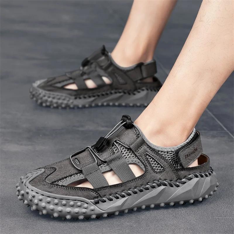 Fashion Men's Casual Sports Sandals Comfortable Inner New Summer Men's Shoes Lightweight Comfortable Non-slipbreathable and Not Stuffy