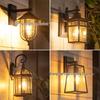 Waterproof Modern Villa Outdoor Wall Light for Garden, Balcony, and Courtyard Use.