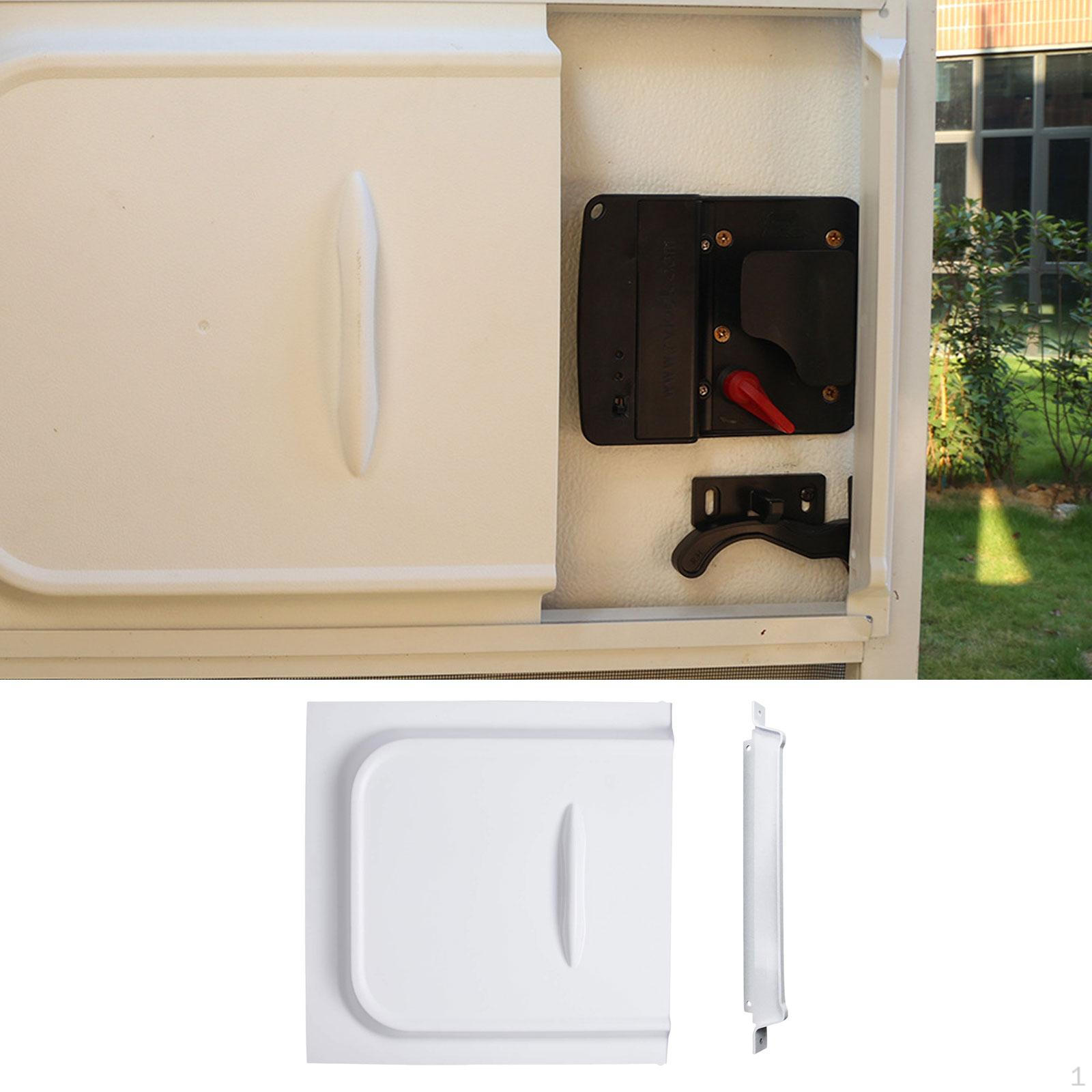 

12 Inch RV Screen Door Slider Panel Replacement Component for Trailers білий