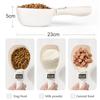 Measuring Spoon for Pets Precise Dog Food Measuring Cup Detachable Cat Food Scooper Digital Scale Spoon with LCD