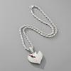 European & American Popular Hip Hop Alloy Broken Heart Men's Pendant 