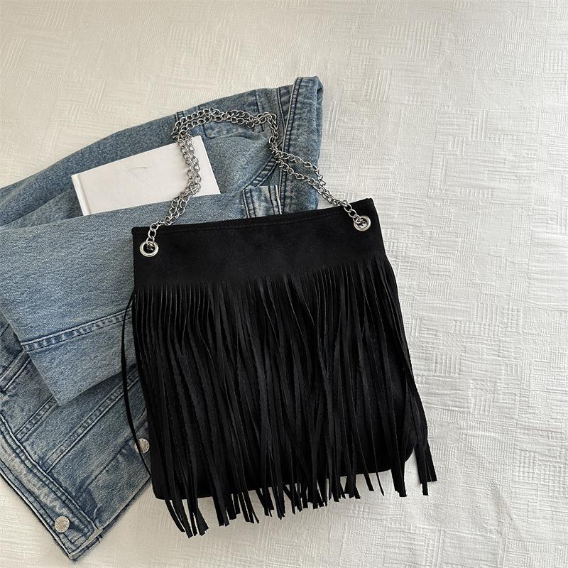 

Лето 2024 Новая простая модная сумка через плечо Простая модная сумка через плечо Ретро простая сумка через подмышку чёрный