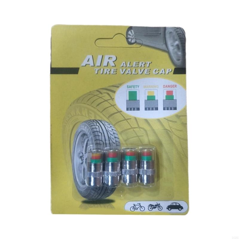 Leak Proof Tire Pressure Valves Caps Detection With Digital Display Gauge Alerts Fit for Car Safety Monitoring