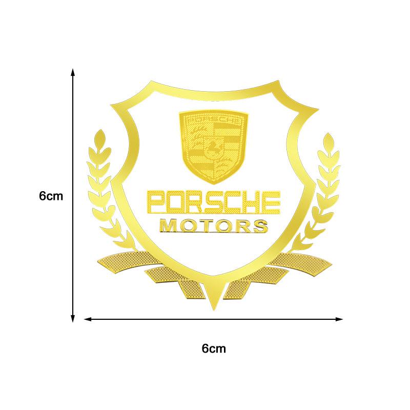 Auto Body Side Window Fuel Tank Trunk Decorative Decals Stickers For Porsche Boxster Cayenne Panamera Macan Cayman 911 918 996 917 991