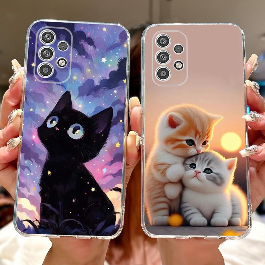 For Samsung Galaxy A52 A52s A72 5G Case Cute Painted Cover Soft Silicone Phone Cases For Samsung A52 A 52 s Galaxy A72 5G Fundas