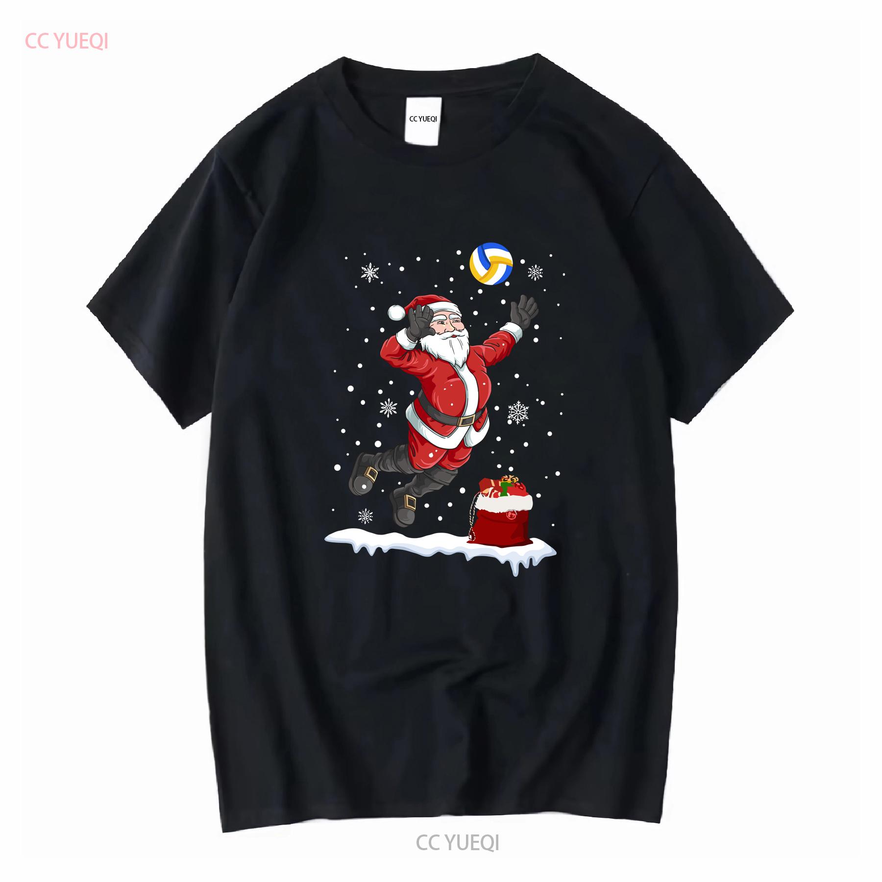 

Christmas Santa Claus Volleyball Boys Girls Kids T Shirtns Xmas Shirt vintage Washed Casual Stylish Slightly designer clothes 4XL