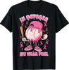 Baseball Ice Cream Drip In October Wear Pink Breast Cancer T-Shirt