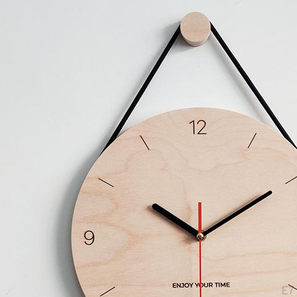 Decorative Wall Non-Ticking Digital Battery Operated Round Easy to Read /Office/