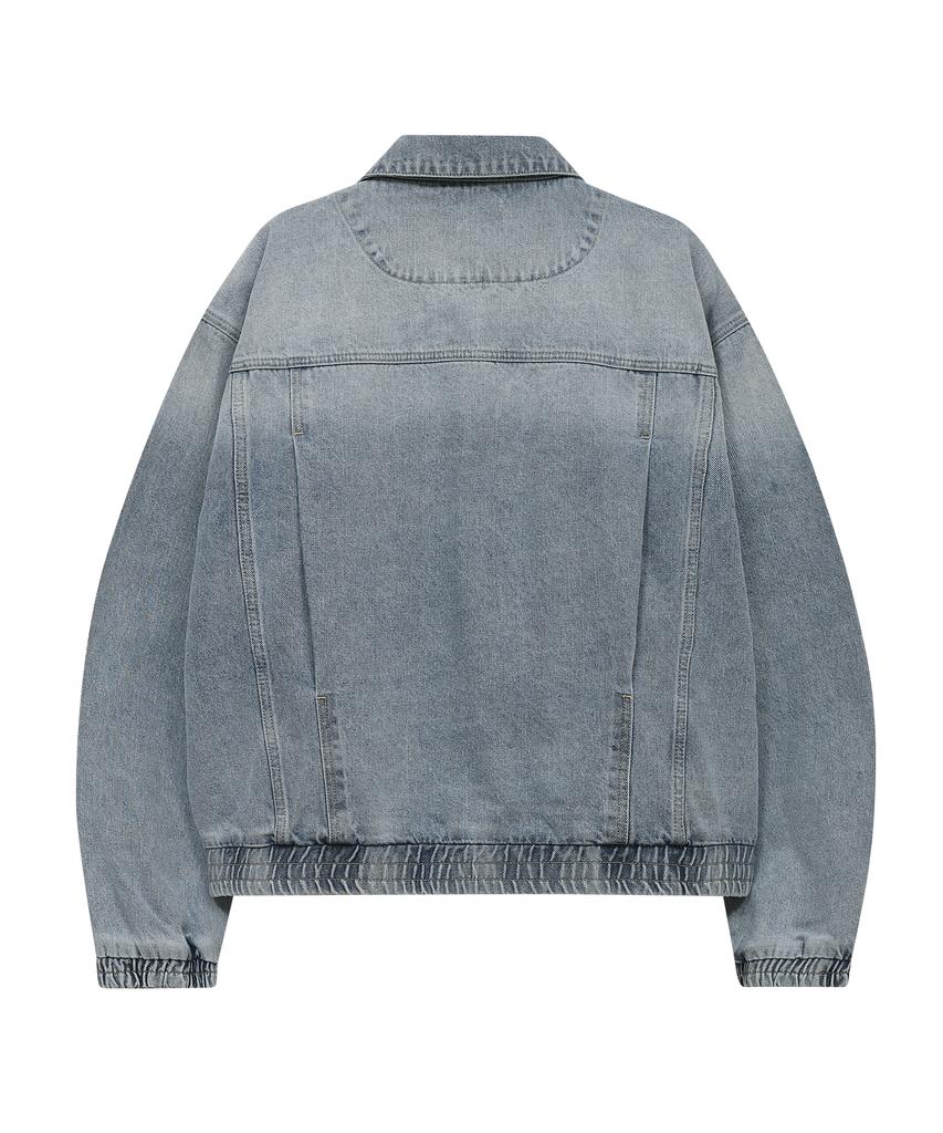 Standarderror 87-Stan119 [Classic] Vintage Washed Work Denim Jacket Light Indigo