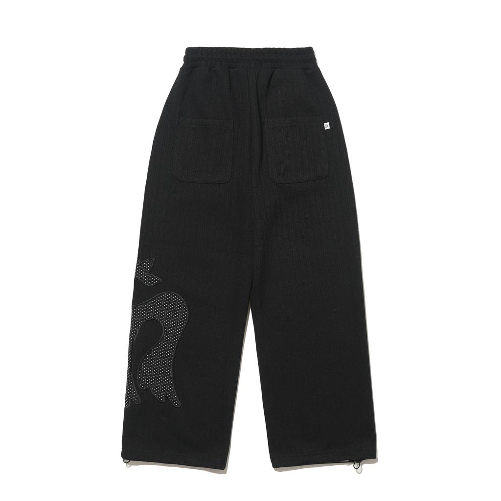 Telelu Side Applique Pants Black