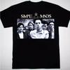 Heren T-shirt HOT NIEUW Simple Minds Tour 2025 ZWART T-shirt Unisex Oversized T-shirt Mode Merk Zomer Casual Dagelijks T-shirt
