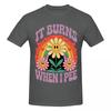 Funny Saying It Burns When I Pee Funny T Shirts Graphic Y2k Unique Cotton Unisexs Wounisex Tshirt Tops