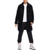 Nike Solid Color James Coral Fleece Spliced Single-Breasted Casual Jacket Men Jacket Black FB7120-010