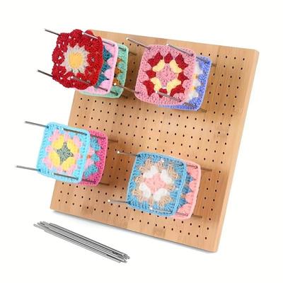 Reusable Crochet Knitting Board Wooden Knitting Blocking Mat  Artwork Needlework