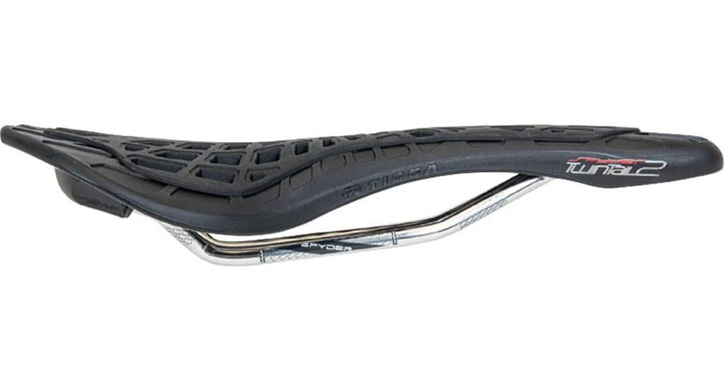 TIOGA Saddle Spider Twin Tail 2 Chromoly Rail BLK Black