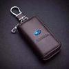 1PCS Leather Key Wallet Car Key Bag Multi Function Key Case For Subaru STI Forester Impreza Legacy Outback XV BRZ WRX Tribeca WW111