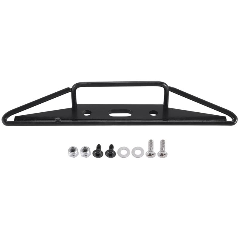 X59A_Metal Rear Bumper for MN D90 D99 D99S MN90 MN99S 1/12 RC Parts,Black