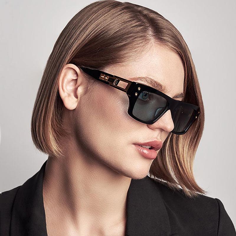 JYL TS Unisex Small-Frame Square - Driving Sun-Protective Trendy Eyewear H2852