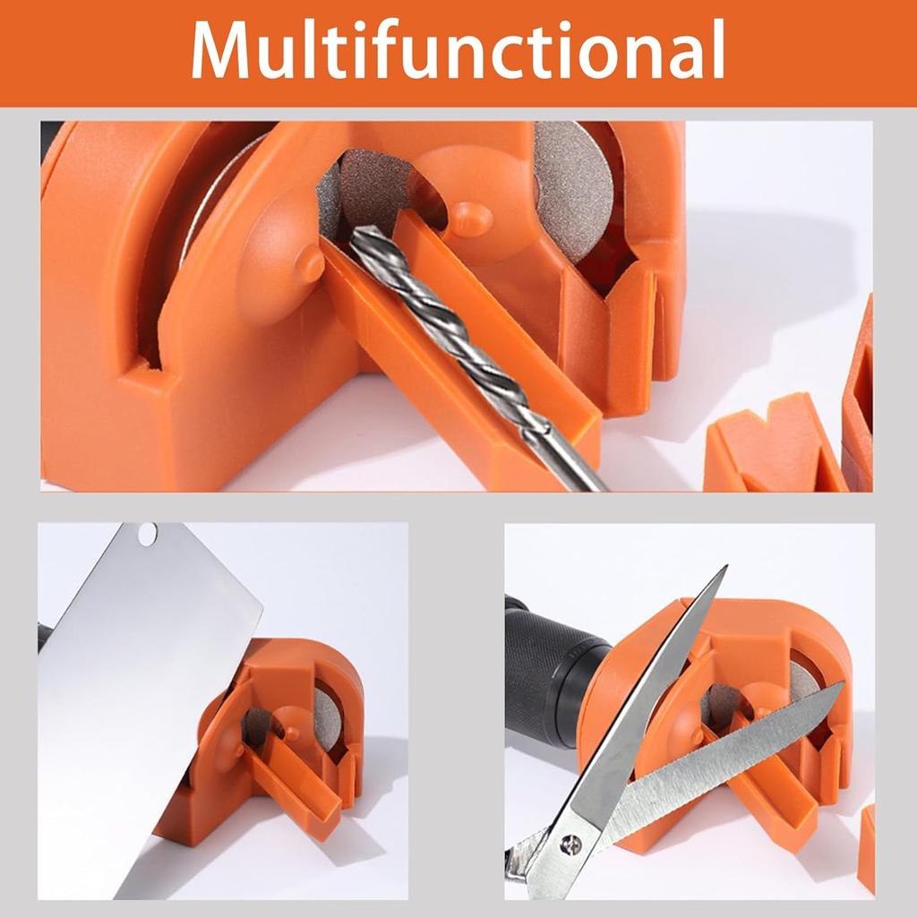 V-shaped  Dough Twists Drill Grinder Drill Bit Grinding Sharpener Electric Impact- Drill Sharpener Double-side Polish