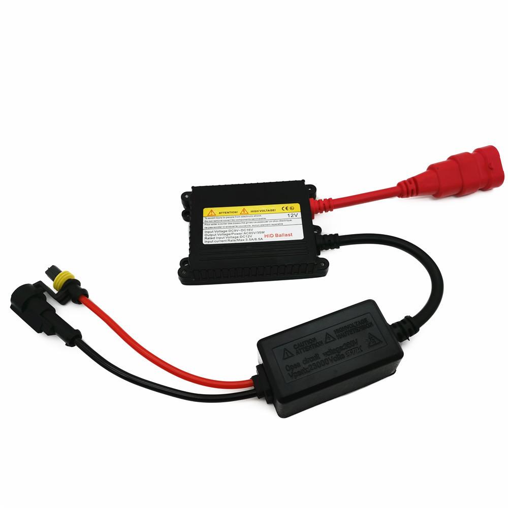 35W/55W Car DC HID Headlight 12V Xenon H1 H3 H4 H7 H8 H9 H11 9005 9006 Headlamp Light Bulb Ignition Block Ballast Replacement