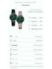 Hannah Martin Women's Waterproof Malachite Green Dial Watch