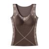 Women's 7A Antibacterial Thermal Shaping Vest with Chest Pad - Autumn/Winter Warmth