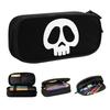 Custom Korean Space Pirate Captain Harlock Skull Pencil Case for Girls Boys Anime Manga Large Capacity Pen Box Bag Stationery