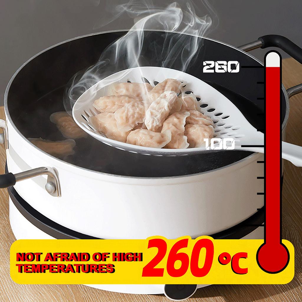 Scoop Colander Strainer Large Slotted Spoon Japanese Stylish Slotted Skimmer