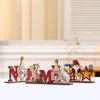 Christmas DIY English Letter Brand Wooden Tabletop Small Tabletop Set Christmas Gifts
