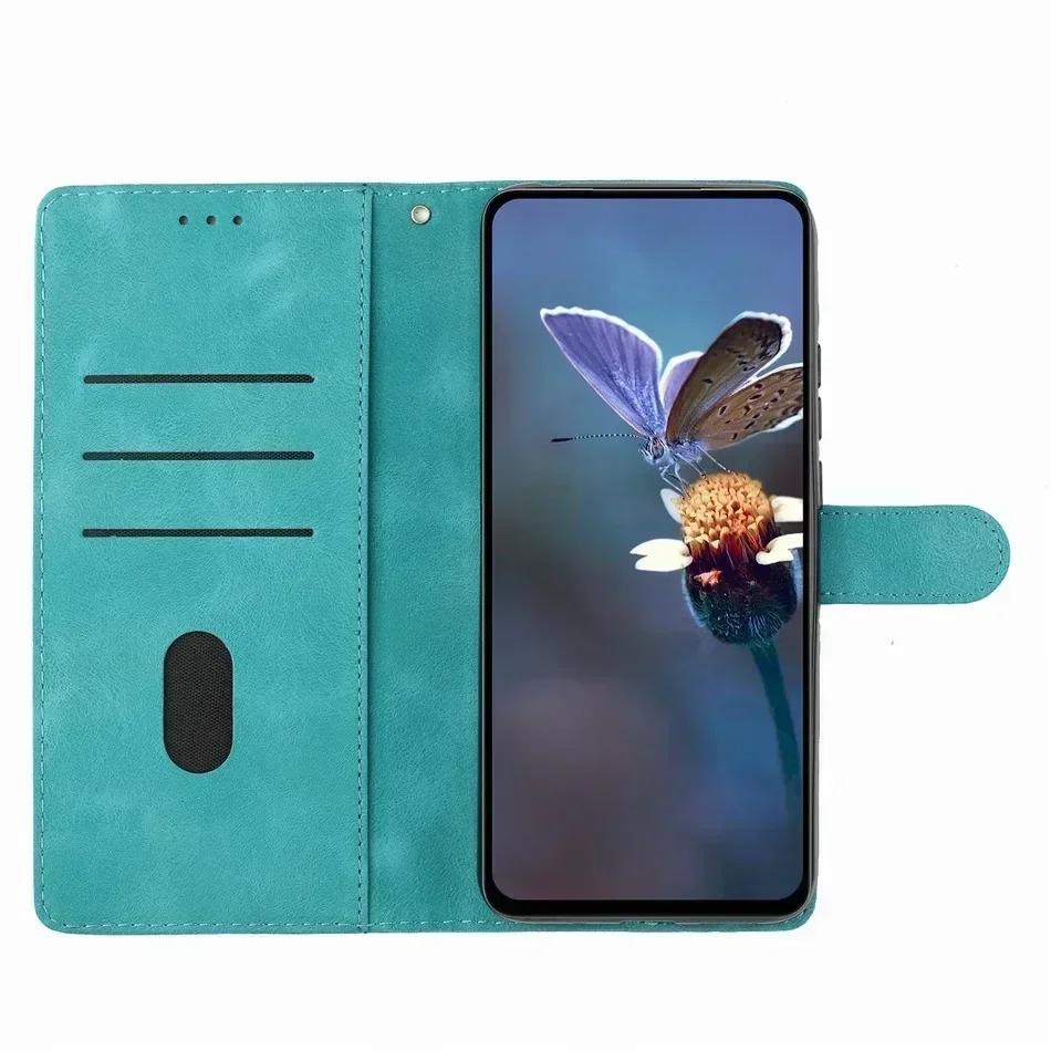Cute Sakura Butterfly Case For TCL 40R 40X 40SE 40XL 403 405 406 408 Cash Wallet Card Slots Stand Phone Cover