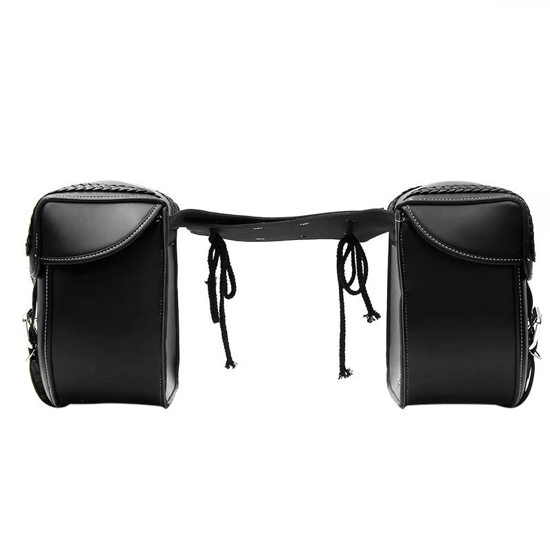 Motorcycle Side Bag Modification Kit Saddle Bag Double Braided Belt Edge Popular For Harley Cruiser Crown Prince