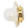 Baby Luxury Pacifier BPA   Little   Rhinestones Golden   Newborn Dummy Soother for 6 to 18 Months Baby