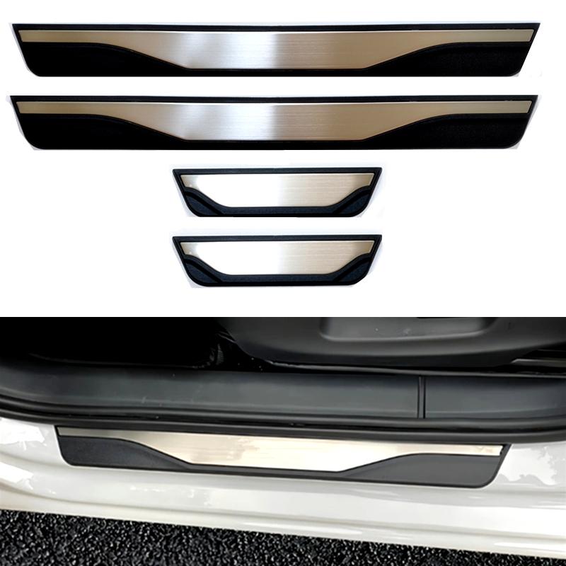 For Ford Ecosport 2012- 2024 2025 Door Sill Guards Scuff Plate Cover Trim Stainless Welcome Pedal Protectors Car Accessories